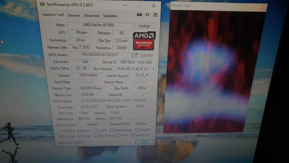 Placa video DELL FirePro W7000 4GB