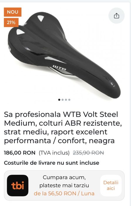 Sa bicicleta volt wtb profesionala