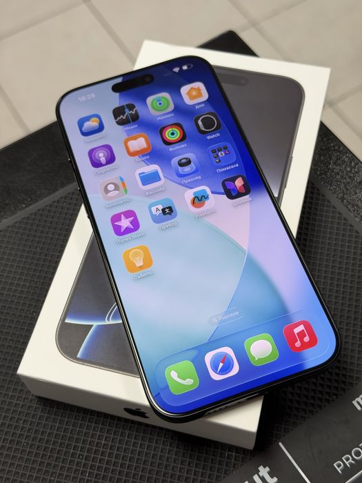 Apple iPhone 16 Pro Max,Black Titanium,512GB *КатоНов*93%Battery*