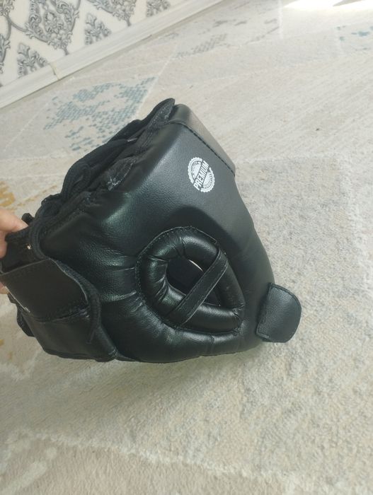 Шлем боксерский черный
