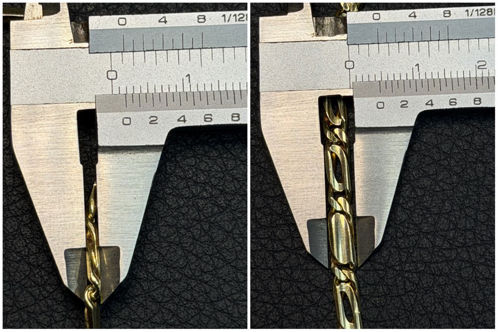 Златен Ланец ЧИСТО НОВ синджир  златно ланче 14 к 585 gold zlato lanec