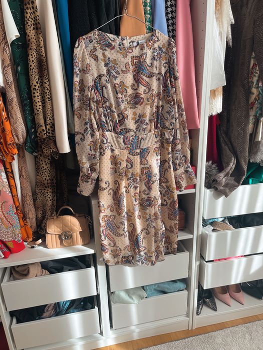 Rochie print deosebit de la TGH Fashion