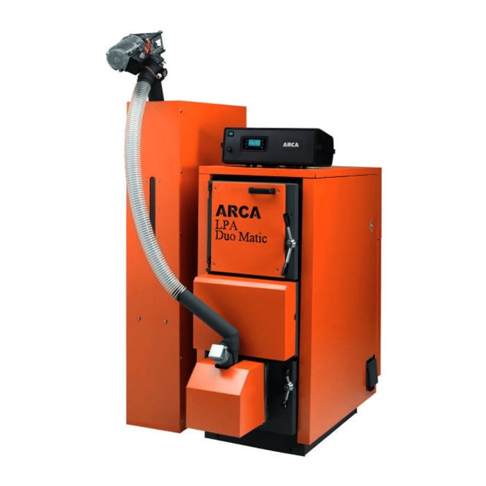 Centrală termică ARCA LPA Duomatic 90 kW, lemn / peleți / mixt
