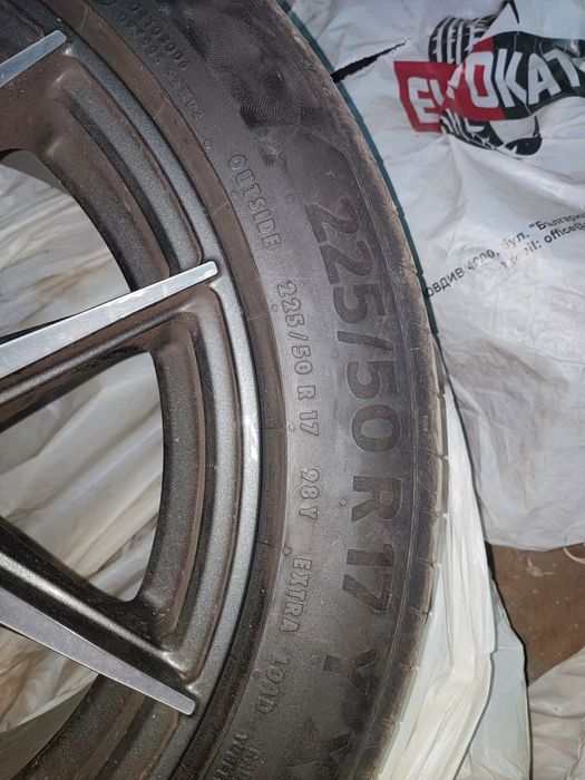 4 броя Летни Гуми CONTINENTAL premium contact 6  225/50/17