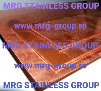 Tabla Cupru Acoperis Foaie Cupru Alimentar Rulou Banda 0.4–1 mm Stoc