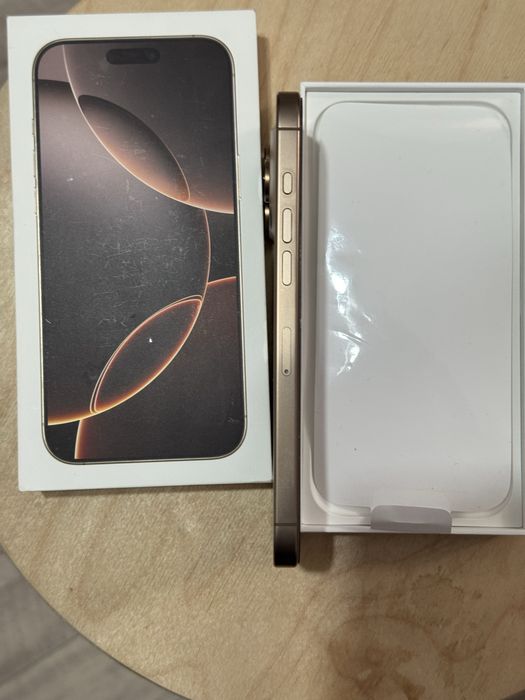  iPhone 16pro max 5G 256gb HX/A EAC desert titanium 70 циклов