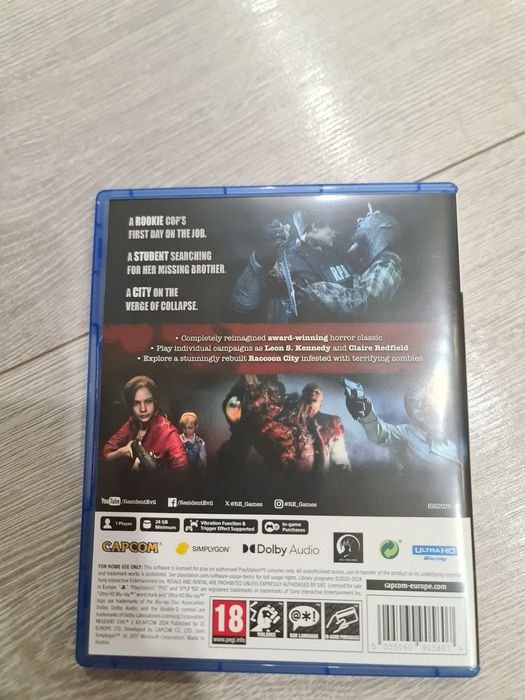 Resident Evil 2 remake ps5