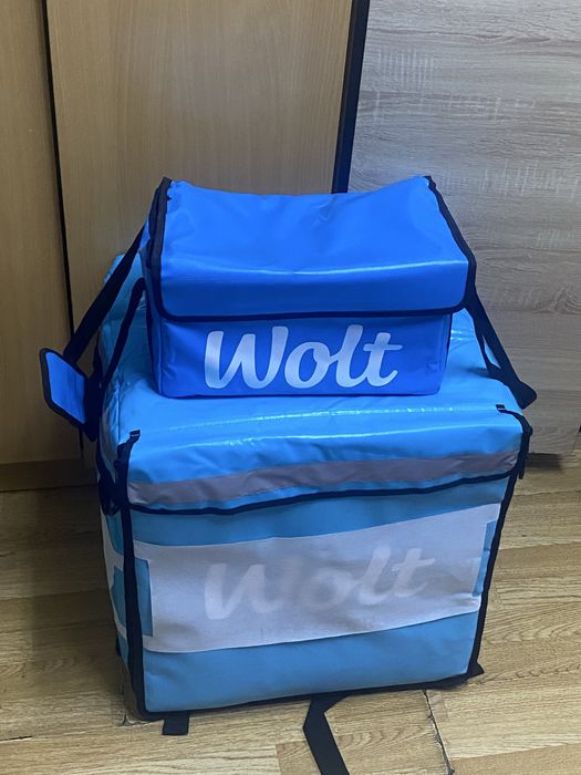 Термосумка wolt для курьер