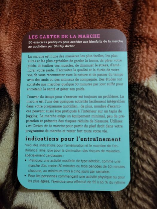 Les Cartes de la Marche" (Cărțile Mersului).