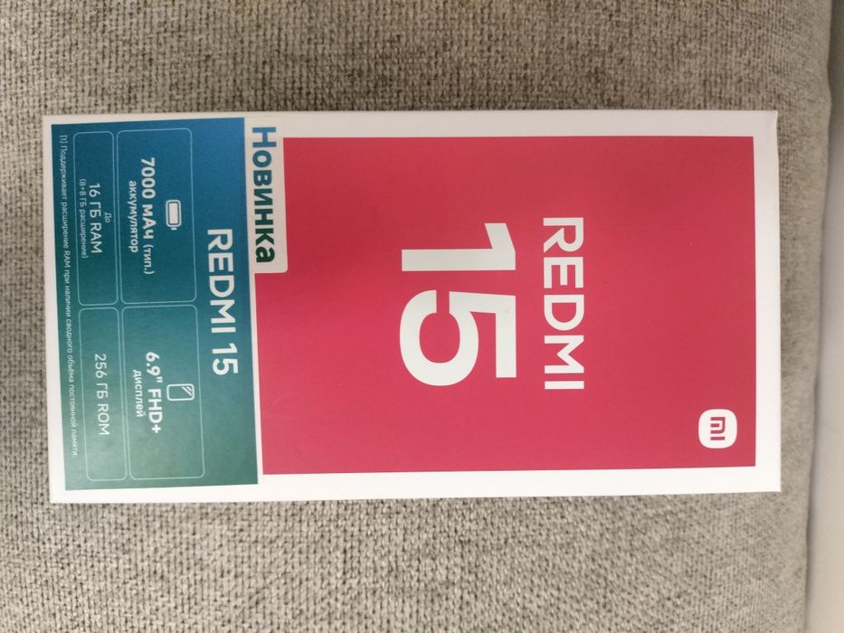 Xiaomi Redmi 15 16gb ram 256 rom