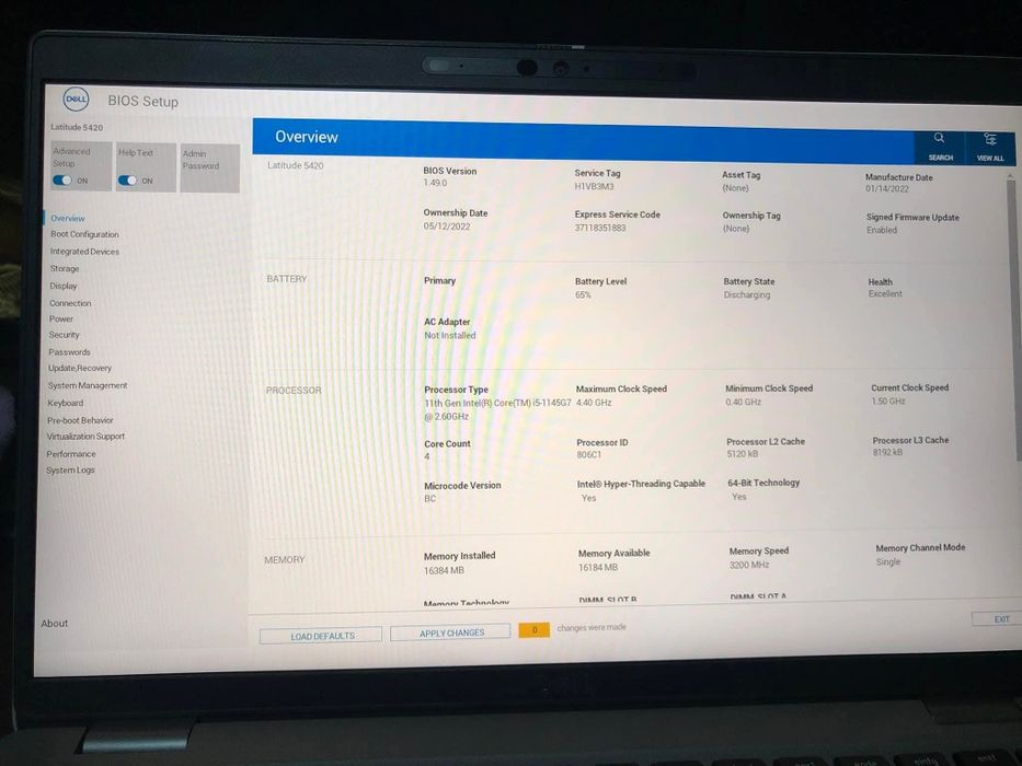 Лаптоп Dell Latitude 5420