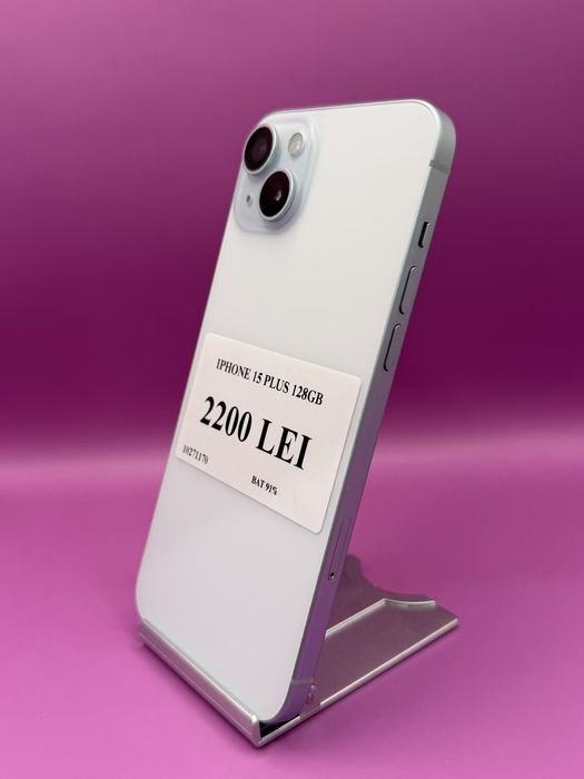 Iphone 15 plus 128 GB bat 91 •Matei Amanet Margeanului•1027