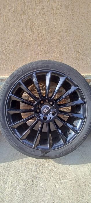 Jante + Cauciucuri/Set 4 jante Audi originale R18+ anvelope 245/40 R18