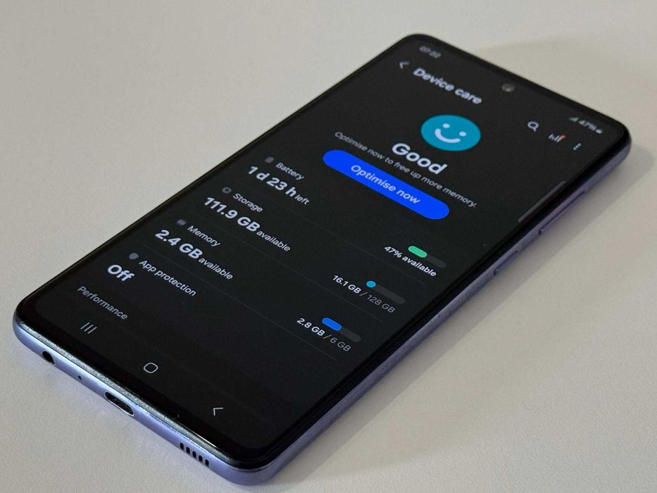 Бартер! Отличен! Samsung Galaxy A52s 5G 128/6GB Awesome Purple (Лилав)