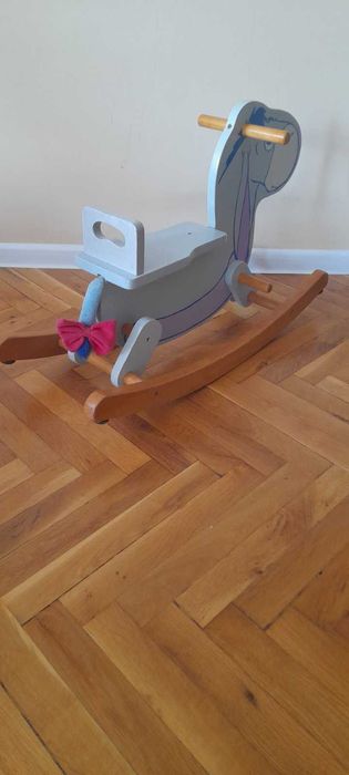 Детско дървено конче-магаренце