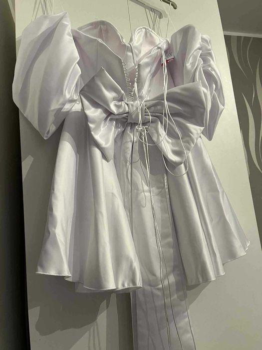 Rochita scurta alba baby doll  CUNUNIE/NUNTA