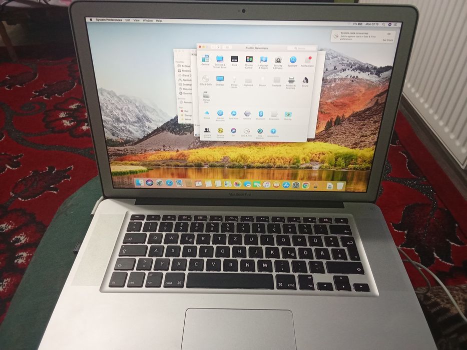 Vand aple macbook pro