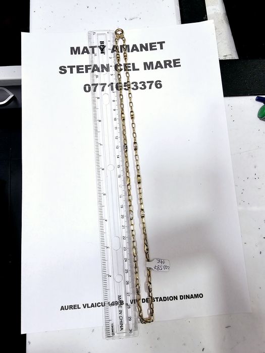 Vand lantic din aur 14 k 8.58 g cod 597