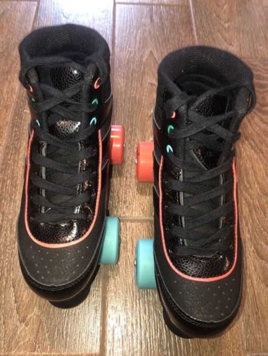 Role Oxelo Quad 100 pt copii și set protecție complet