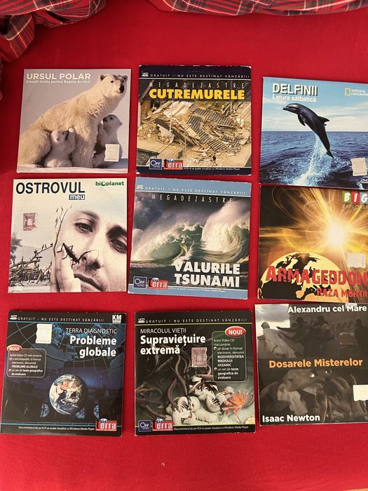 15 cd-uri educaționale cu documentare Terra/BioPlanet/BigExplorer
