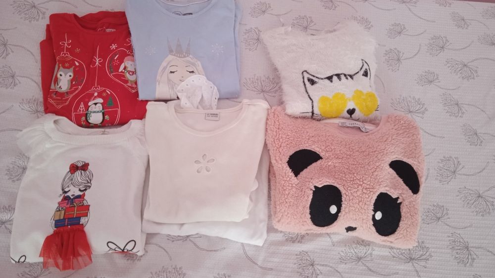 Лот блузки с дълъг ръкав- размер ,8 лв за всички 8-9