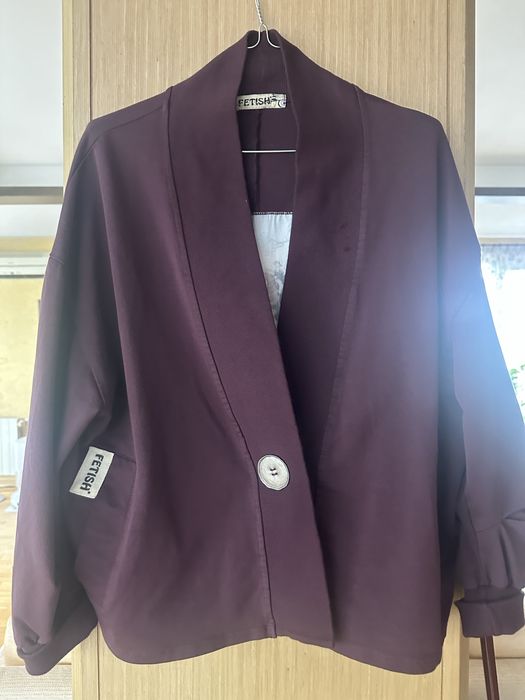 Сако Фетиш цвят бордо