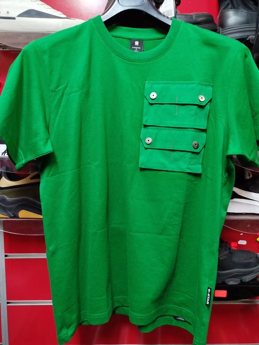 Оригинална тениска G-Star Raw Double Pocket S , M нова мъжка Loose fit