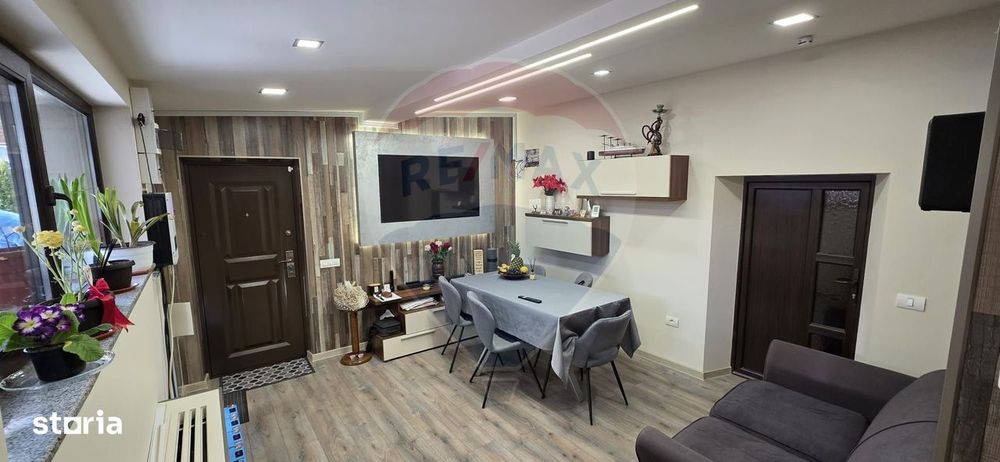 PRET REDUS: Apartament cu 3 Camere teren 475mp 800m Centru Busteni