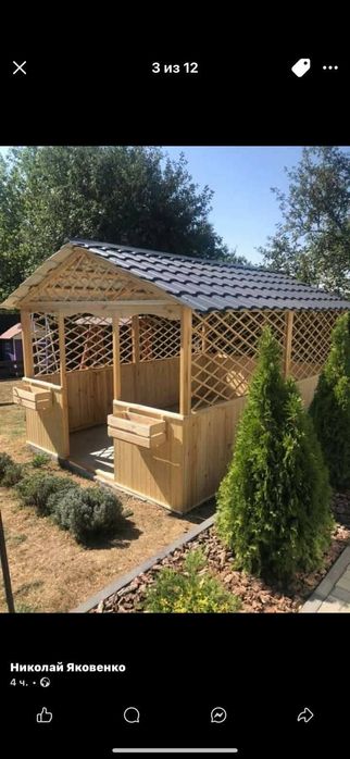 Дом, будка, вольер. Изготовление из дерева в Сергели.