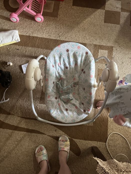 Коляска, качели, стульчик