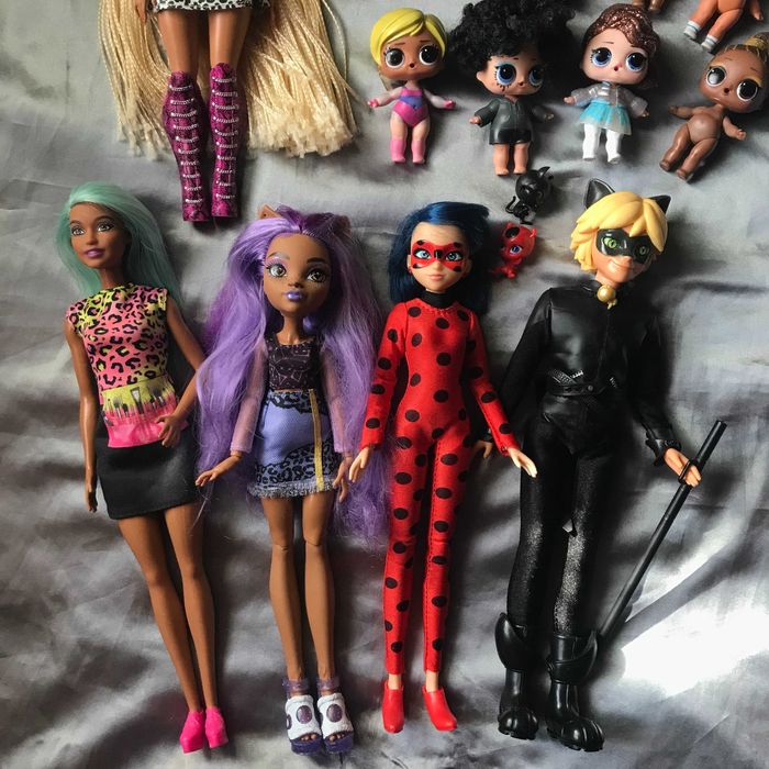 большой лот кукол monster high mattel mga zagtoon