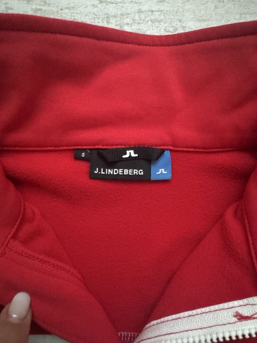 Bluza J.Lindeberg dama S ski schi outdoor alb rosu