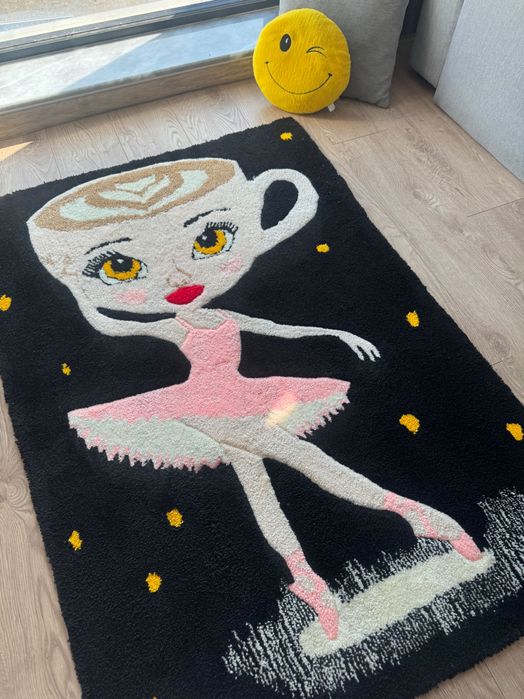 Подарък за дете - детски килим, Балерина Капучино