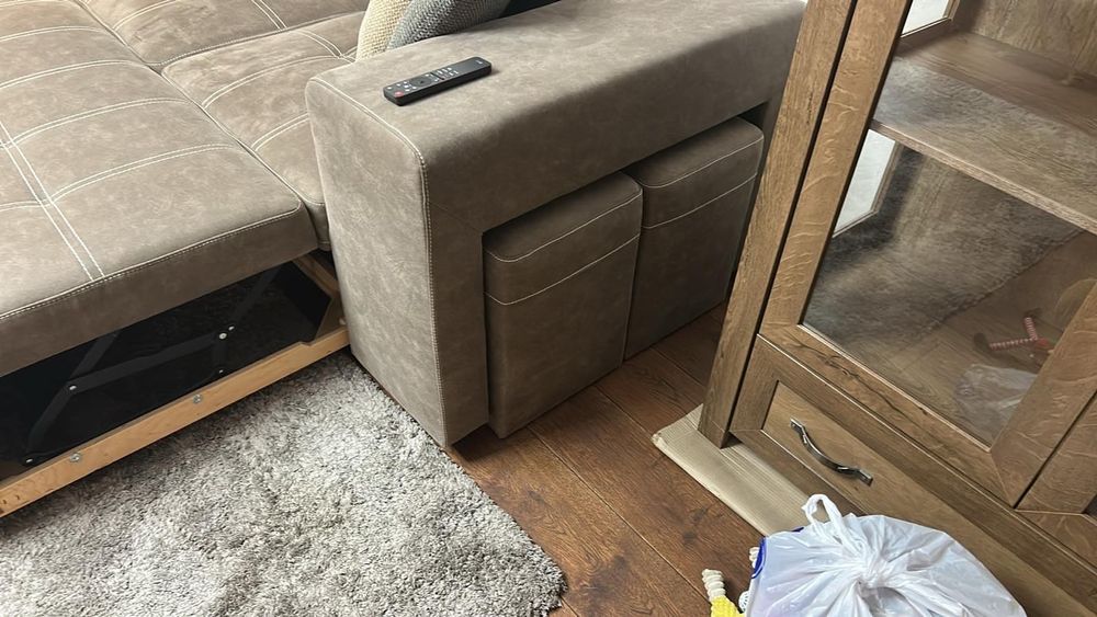 Ъглов диван на 3 модула