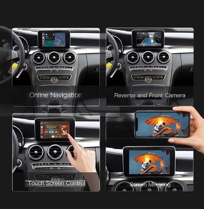 Безжичен CarPlay / Android Auto за Mercedes-Benz NTG4.5 / NTG4.7