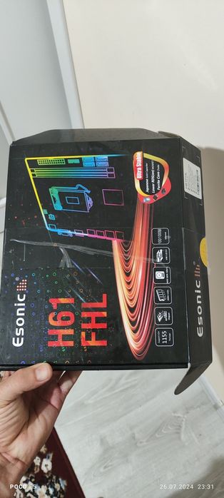 Капютир кейс Эксоникс.Плата h61