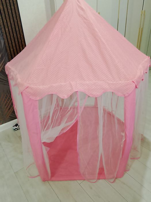 Домик принцессы розовый