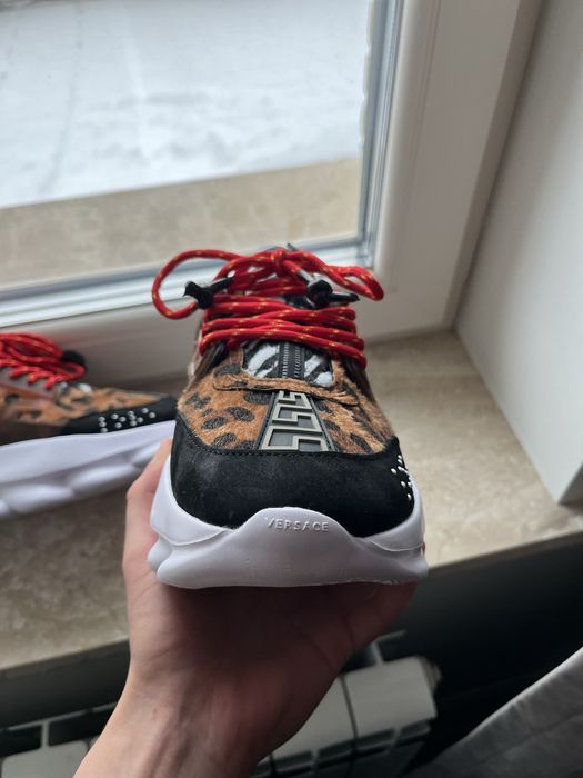 Versace chain reaction leopard