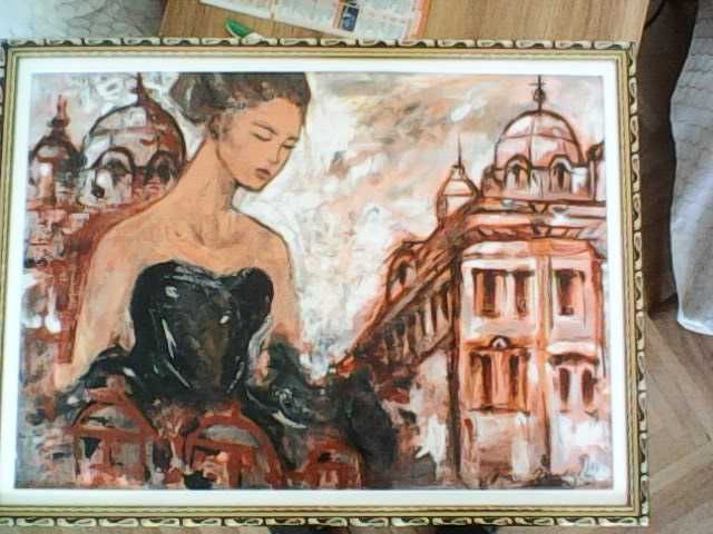 tablou ulei pe carton