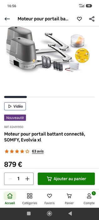 Motor poarta batanta Somfy evolvia xl