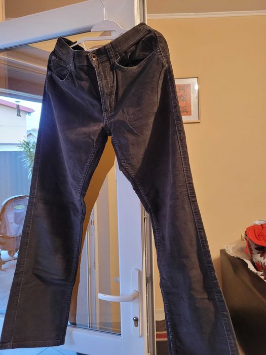 Pantaloni Casuals, catifea C&A, marimea 33/32