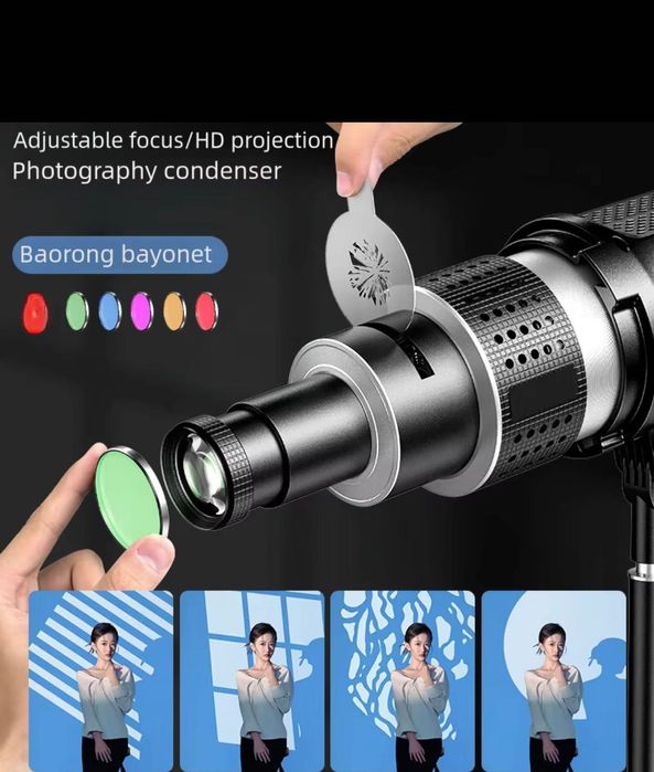 Прожектор. Спот. Проектор. Гобо. Gobo. Фото. Видео. осветление. RGB