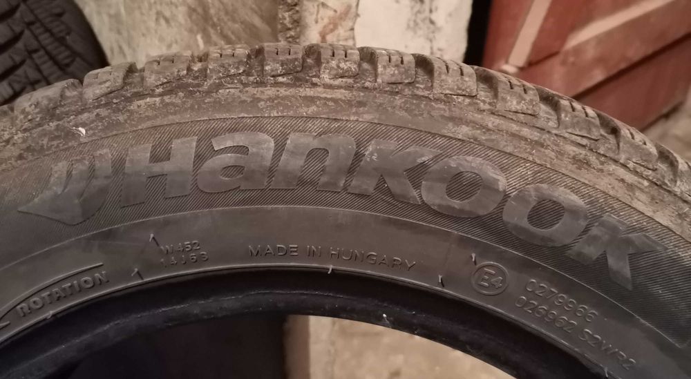Продавам 2 броя зимни гуми 185.60.14 на 1 сезон дот 2020 Hankook