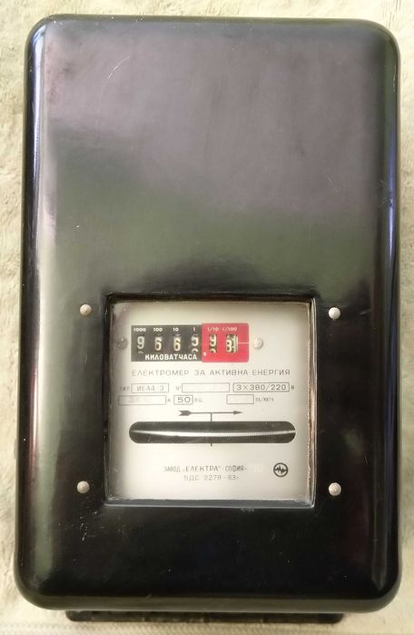 Трифазен електромер, контролен електромер