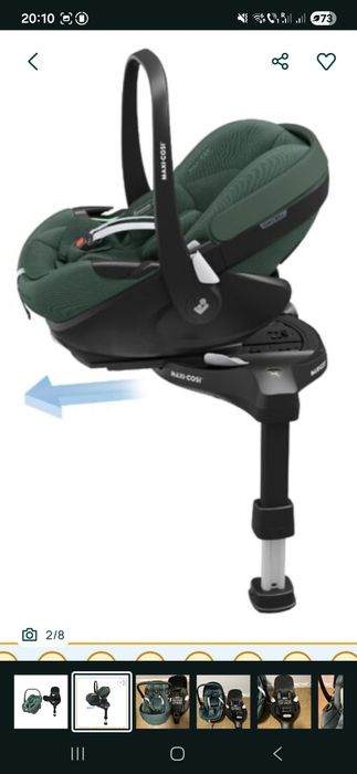 Se vinde set Maxi-Cosi carucior, scaun auto si bază