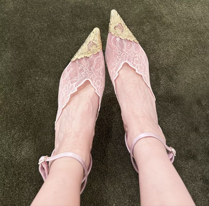 Элегантные женские туфли в стиле Jimmy Choo