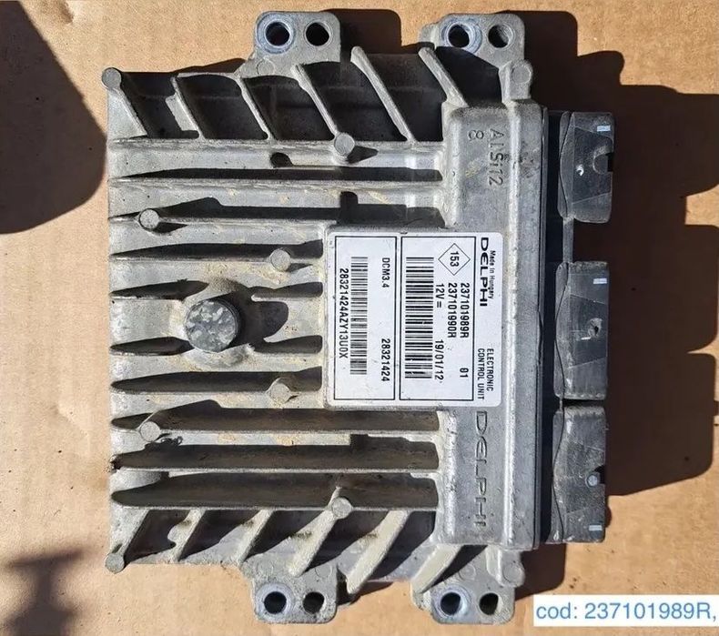 ECU modul calculator motor diesel Delphi 1,5dci Renault Avantime, Captur, Clio 1, Clio 2, Clio 3, Clio 4, Duster
