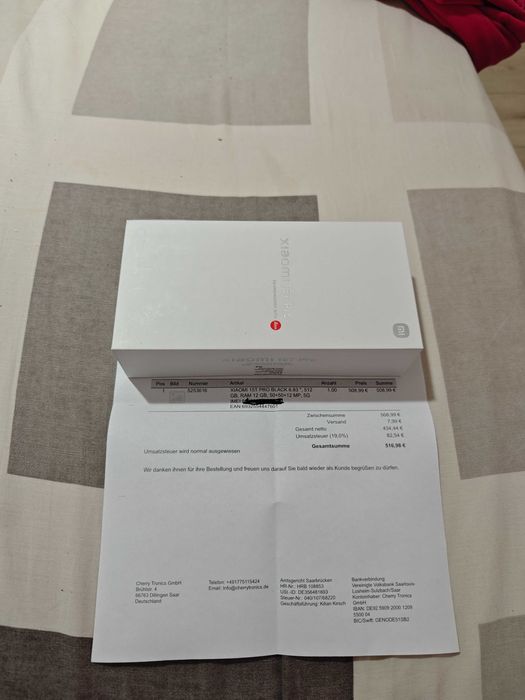 Xiaomi 15T Pro BLACK 5G 512GB 12GB RAM нов неотварян