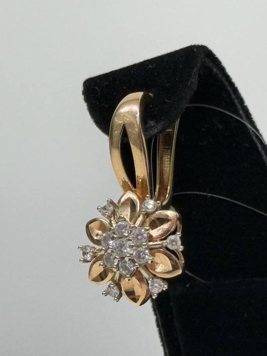 Золото 585  Серьги