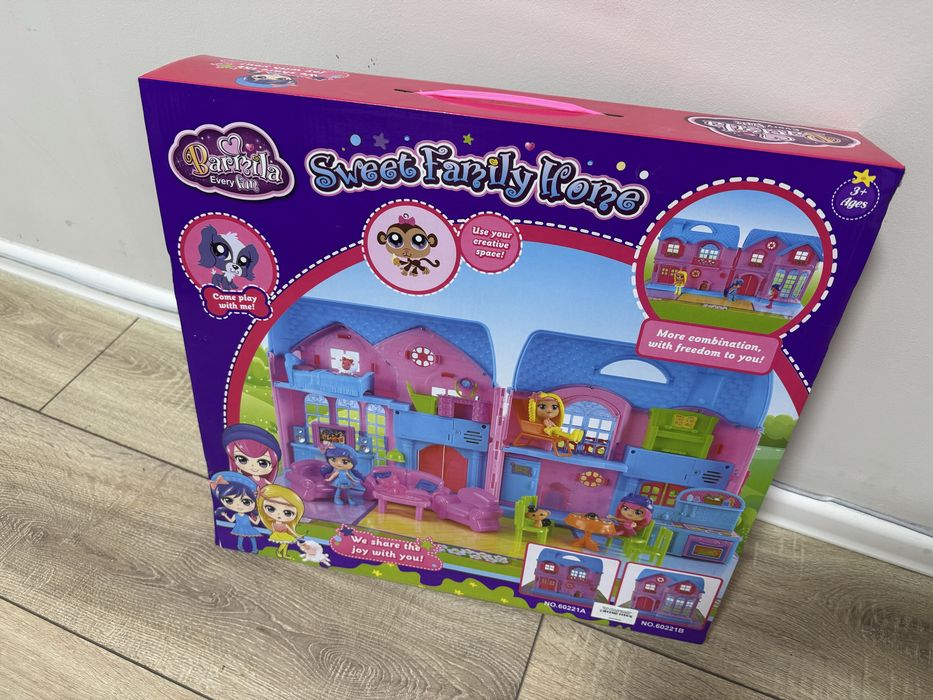 Детский кукольный домик набор